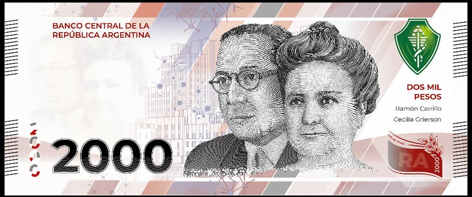 billete de $2000 pesos